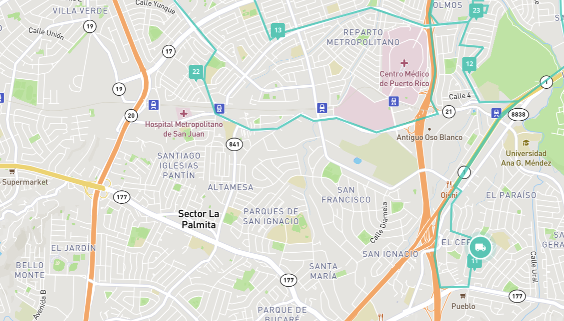 Map tracking Flexio